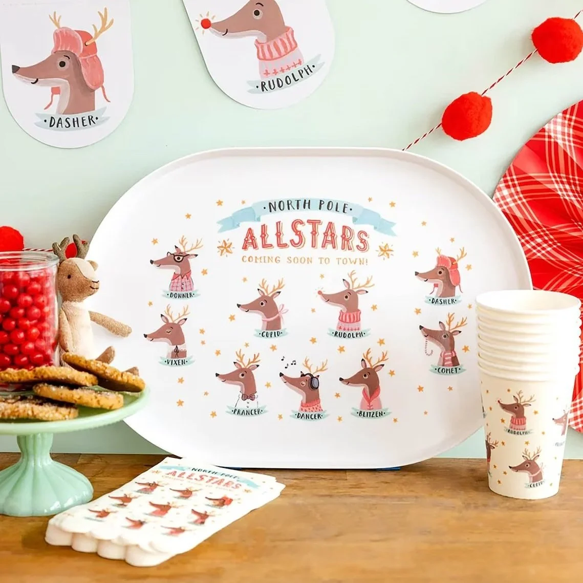 Christmas dinnerware sales sets for 8